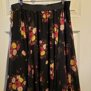 Torrid floral skirt